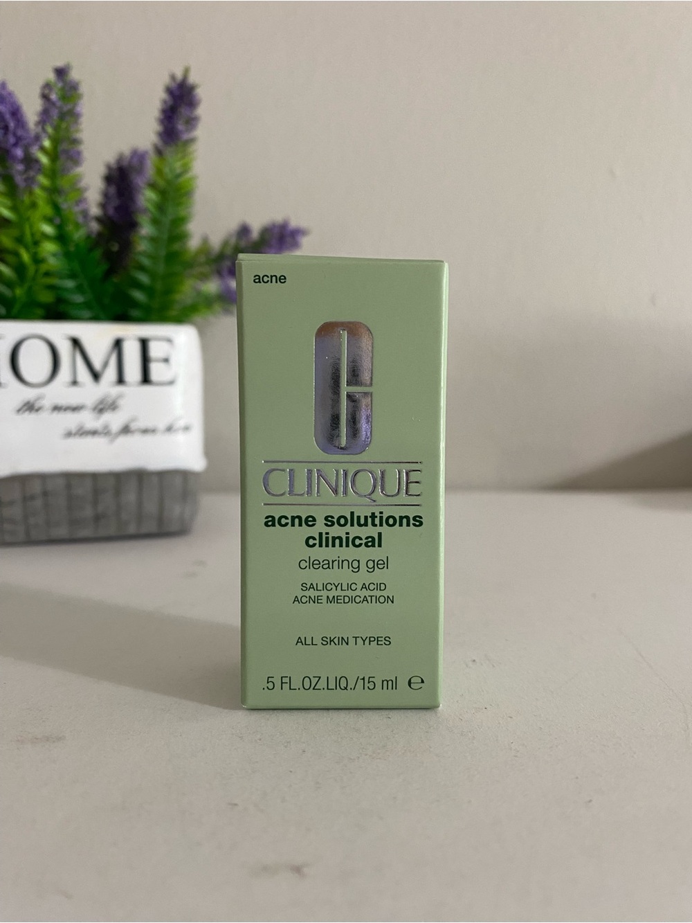 Clinique Acne Solutions Clinical Clearing Gel Salicylic Acid, 0.5 OZ / 15 ML NIB